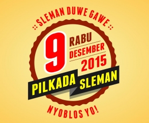 Logo Pilkada Sleman Tahun 2015